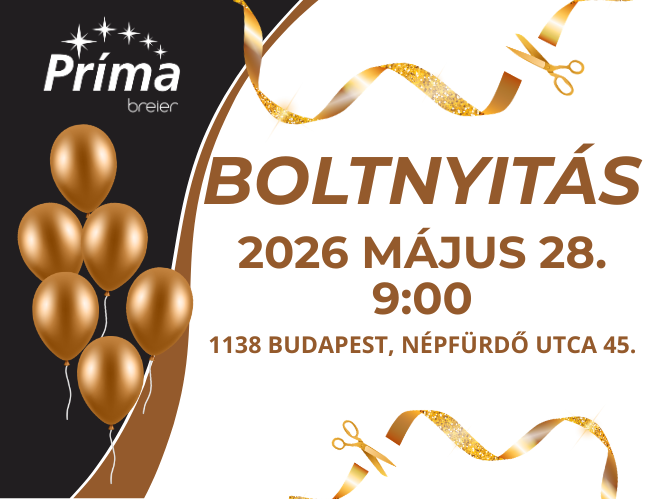 Ajándékok, Kedvezmények, Újdonságok – Príma Beluga boltnyitás