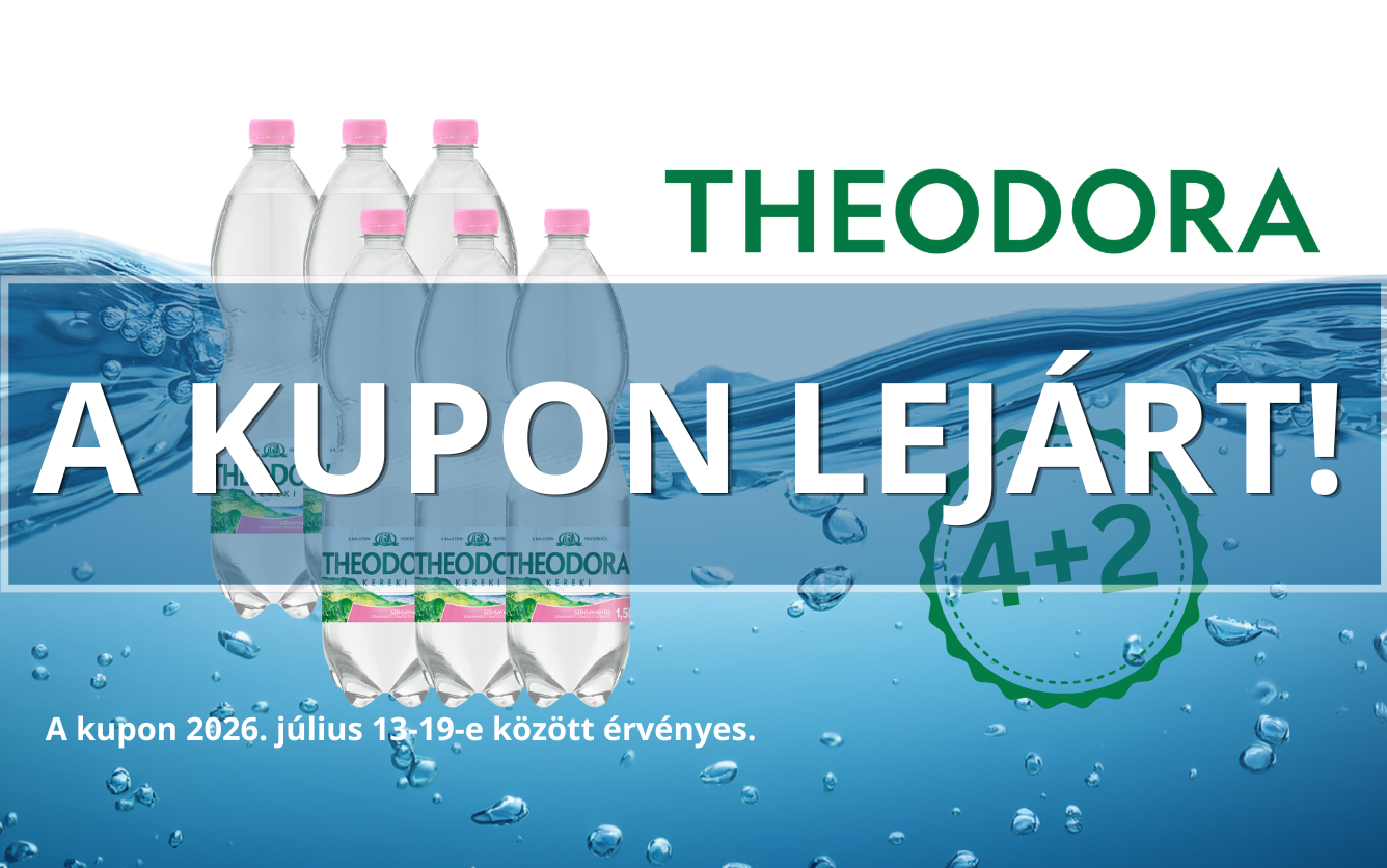 4+2 theodora ásványvíz a Breier Csoport által üzemeltett boltokban