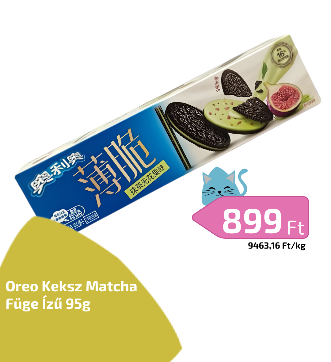 Oreo Keksz Matcha Füge Ízű 95g