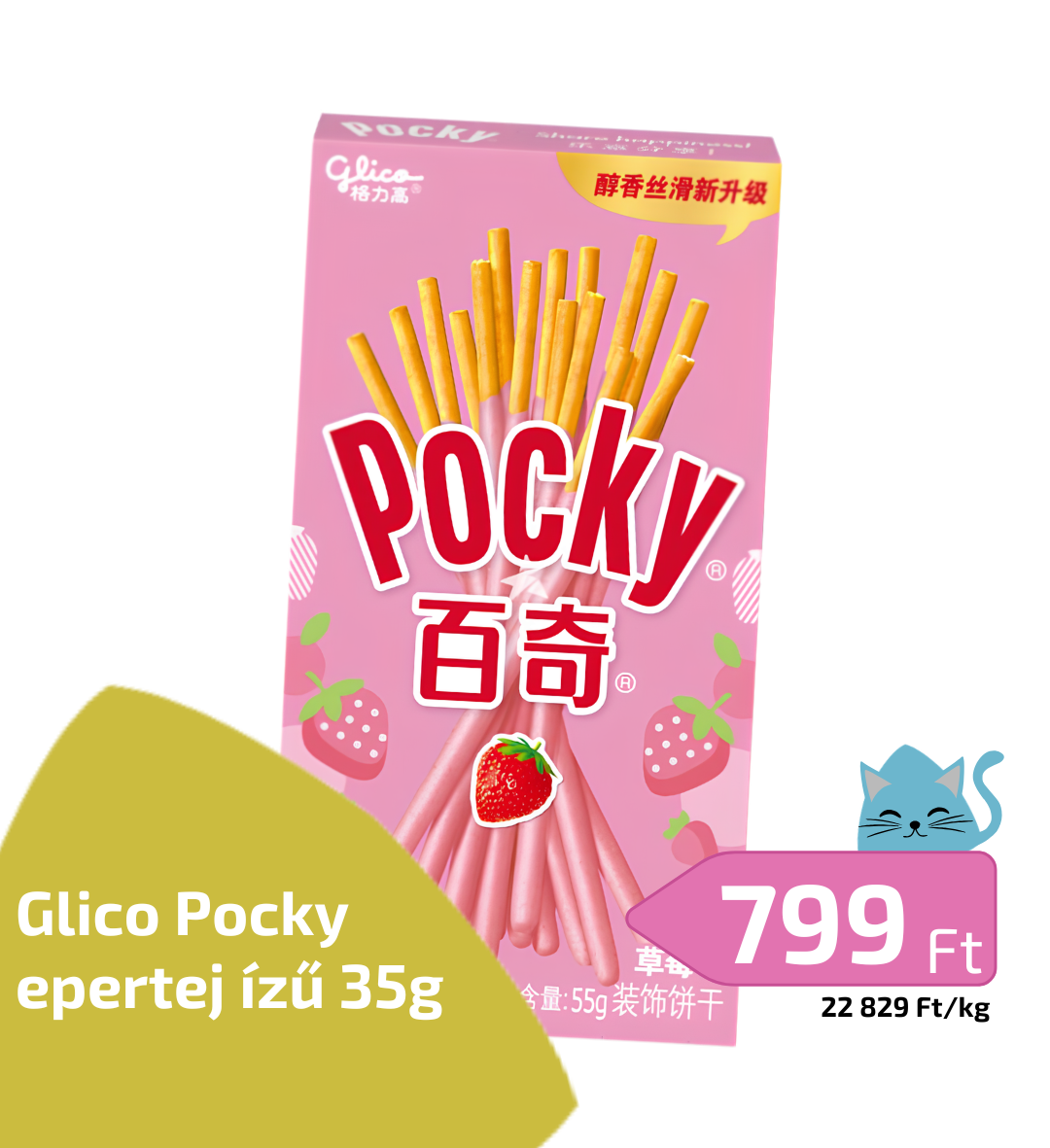 Glico Pocky epertej ízű 35g